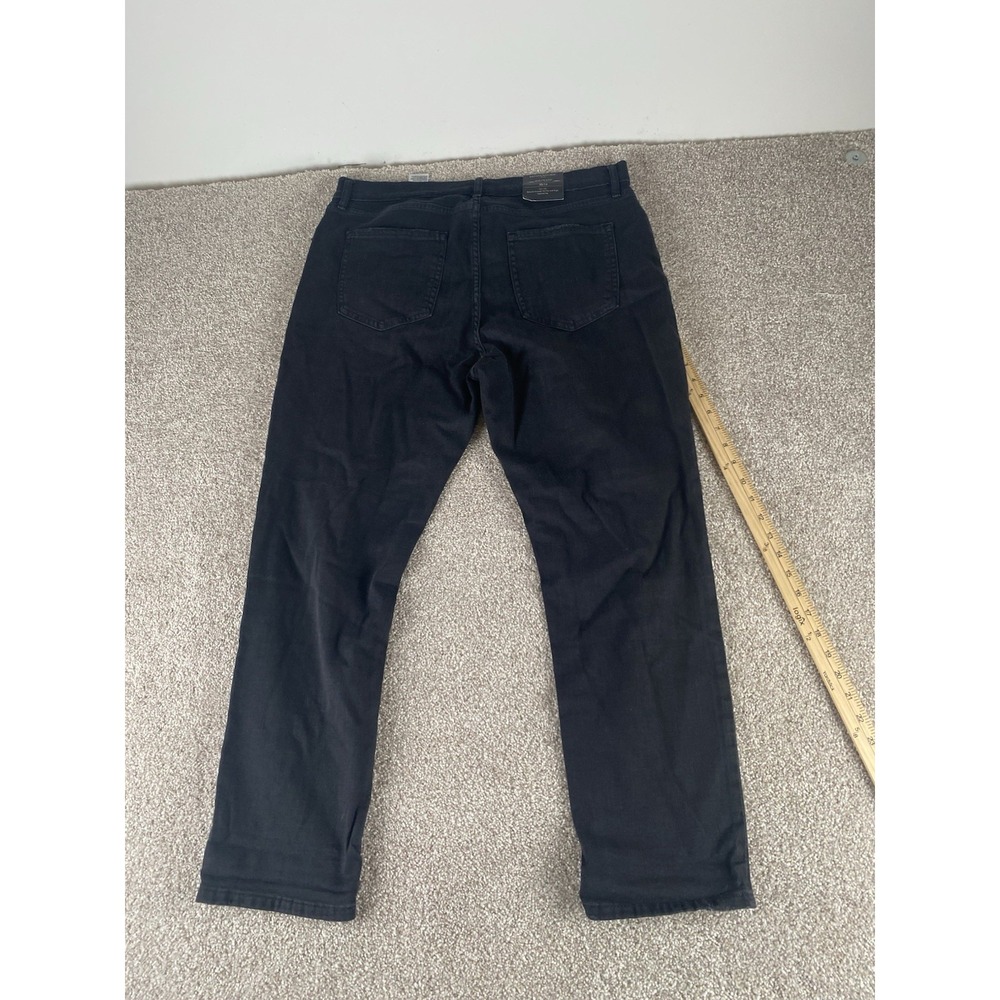 Banana Republic Girlfriend Lowrise Tapered Jeans Distressed Black 32/14 (36x30) - Picture 10 of 10